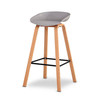 Modern simplified Denmark Nordic style Personal fashion creative creative bar designer solid wood PP bar and chair