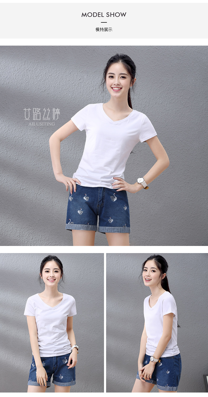 T shirt femme AI LUSI TING en Coton tencel - Ref 3316143 Image 15