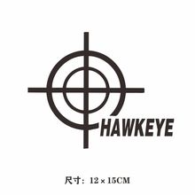 外贸跨境 创意 复仇者联盟 Avengers 鹰眼 Hawkeye  反光车贴纸