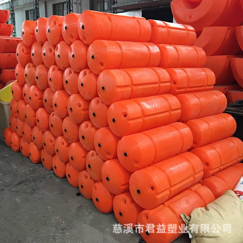 厂家供应海上拦污浮筒 拦截警示浮筒 直径30厘米PE塑料浮筒