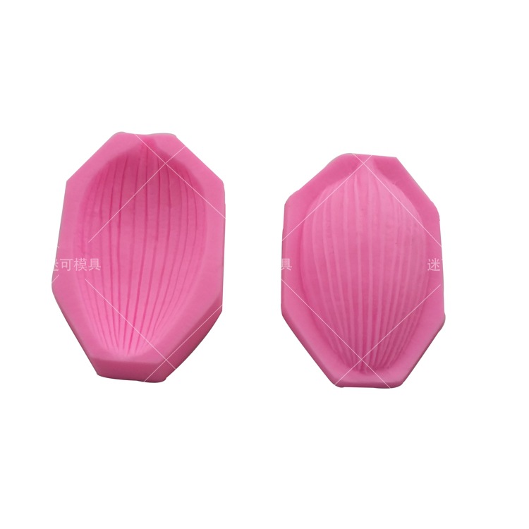 Simulación flor fondant herramienta Lotus 4-piece conjunto hoja de silicona molde textura morir pastel molde al por mayor