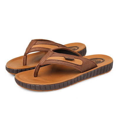 厂家直销2019夏季时尚百搭沙滩鞋夹趾室内外防滑潮鞋凉拖一件代发|ms