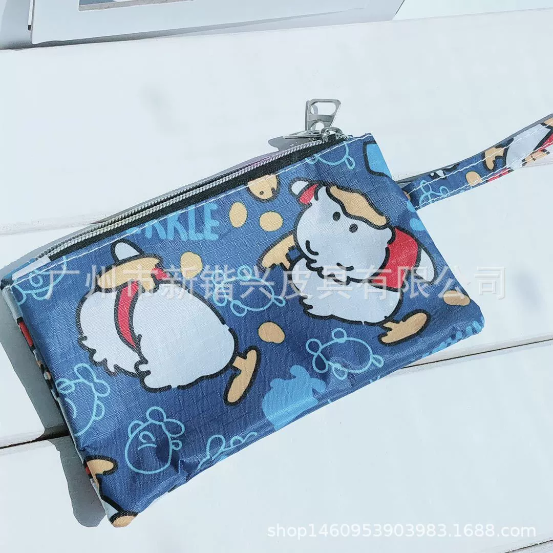 Мультфильм Мелоди Бутинг собака kt водонепроницаемый двойной молния браслет бумажник куклы мобильный телефон сумка