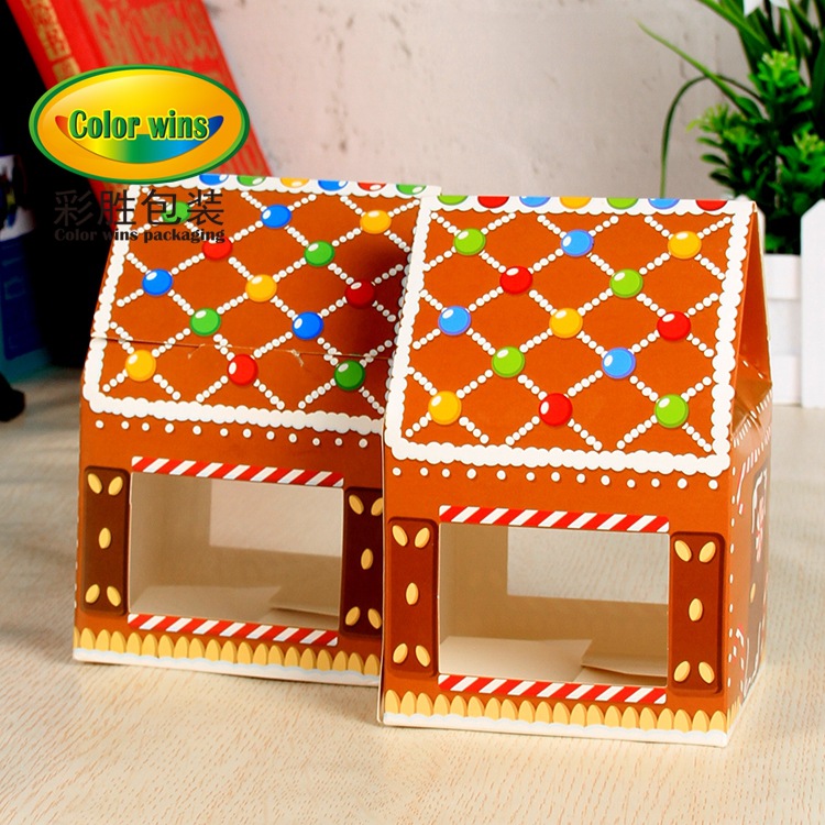 新款平安夜圣诞礼物盒 通用苹果礼品礼物包装开窗纸盒子可定制