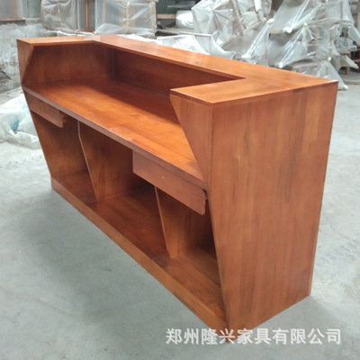 源头厂家直销 实木 吧台 吧椅 收银台 吧桌 收银桌