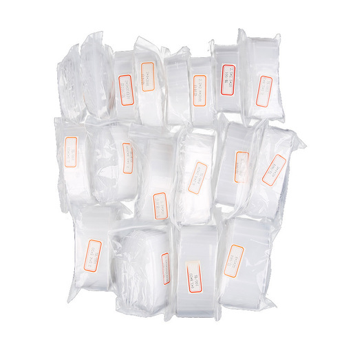 Jewelry ziplock bag 3*4cm*16 silk thickened transparent sealed coin small plastic bag sealed pocket jewelry bag