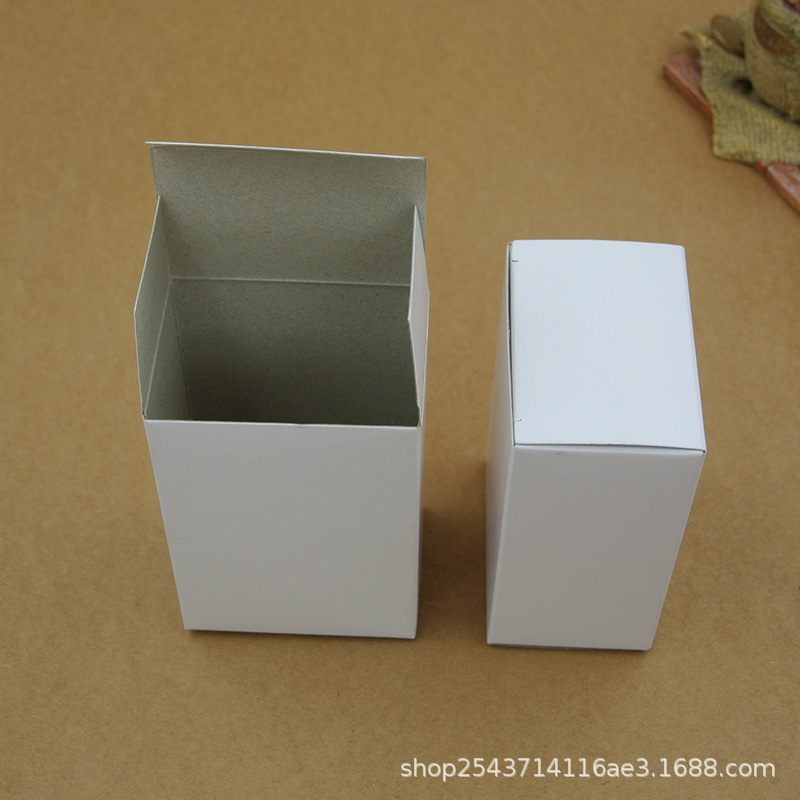 定做白色纸盒 小白盒 白色盒子 空白纸盒 小盒子 厂家直销