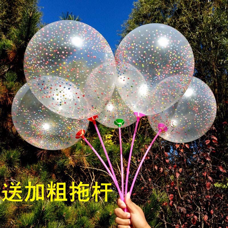 Foam balloon wholesale 12-inch Magic Balloon foam suspension aluminum film wafer large thickened round Foam balloon