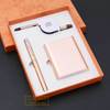 New mobile power set custom company logo data cable with charging treasure signature pen gift set