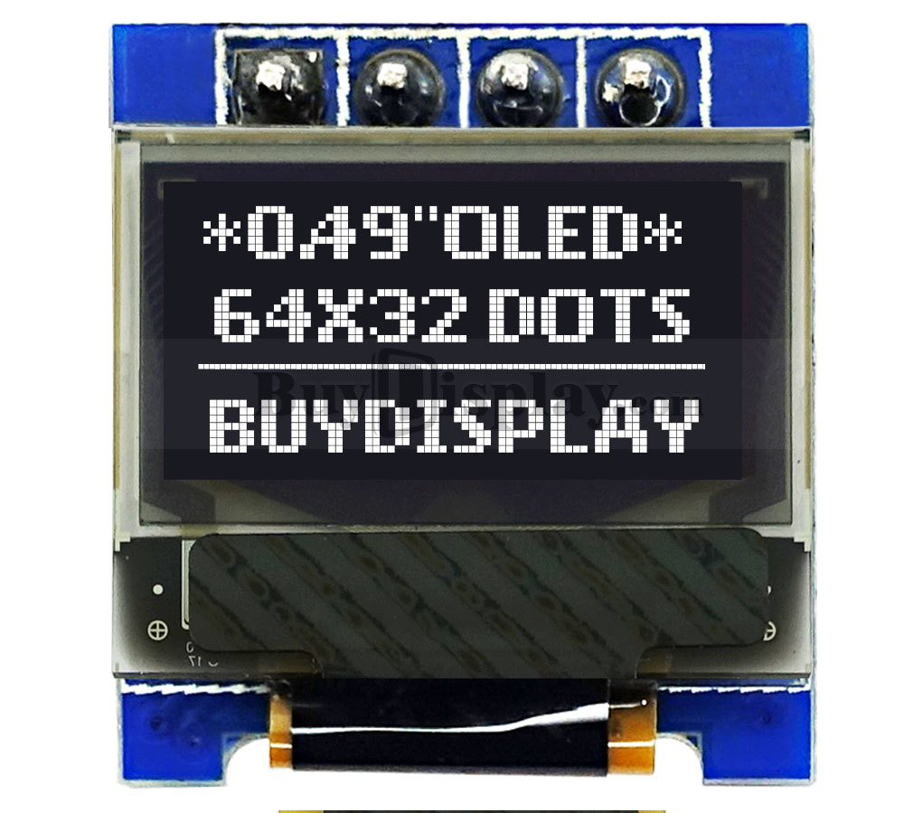 I2C White 0.49 inch OLED Displ