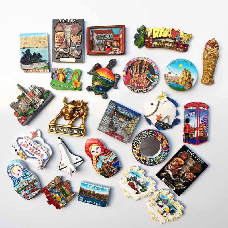 's Travel Commemorative Gifts From Europe,America And Africa.Magnetic Refrigerator Magnets Support Mixed Batches.