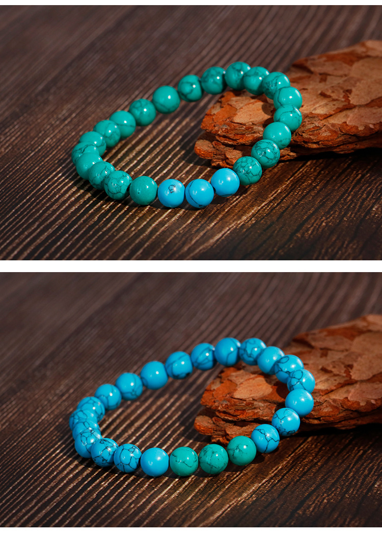 Vintage DIY Bracelet Turquoise Bracelet Trendy Fashion European and American Style Personality Buddh