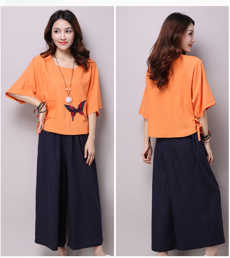 Costume femme en Coton et lin - Ref 3334032 Image 35