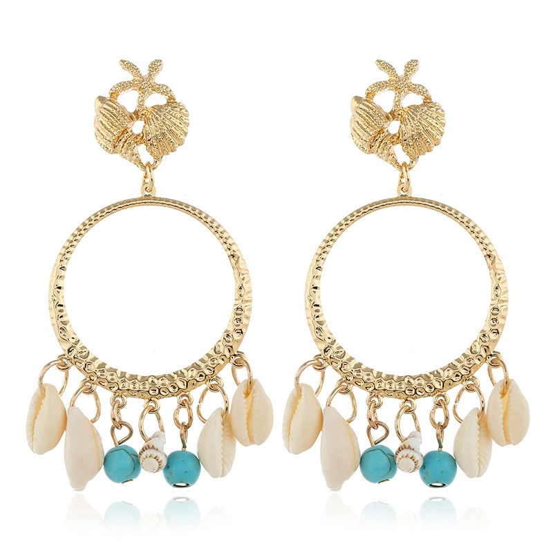 Fashionable accessory, earrings, Amazon, boho style, European style