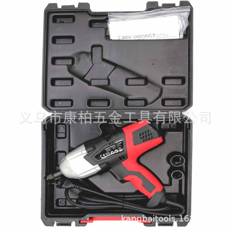 KB-363 1/2 电动扳手套装塑盒包装