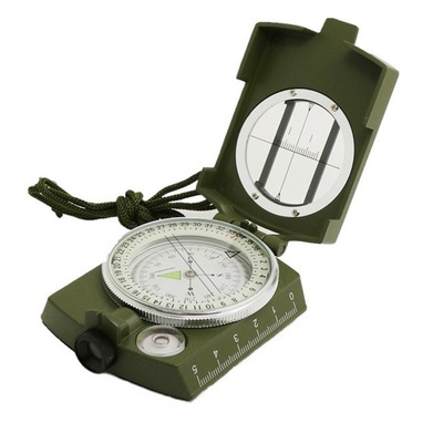 ebay亞馬遜熱銷 K4580高精准美式多功能軍綠色指南針指北針 戶外