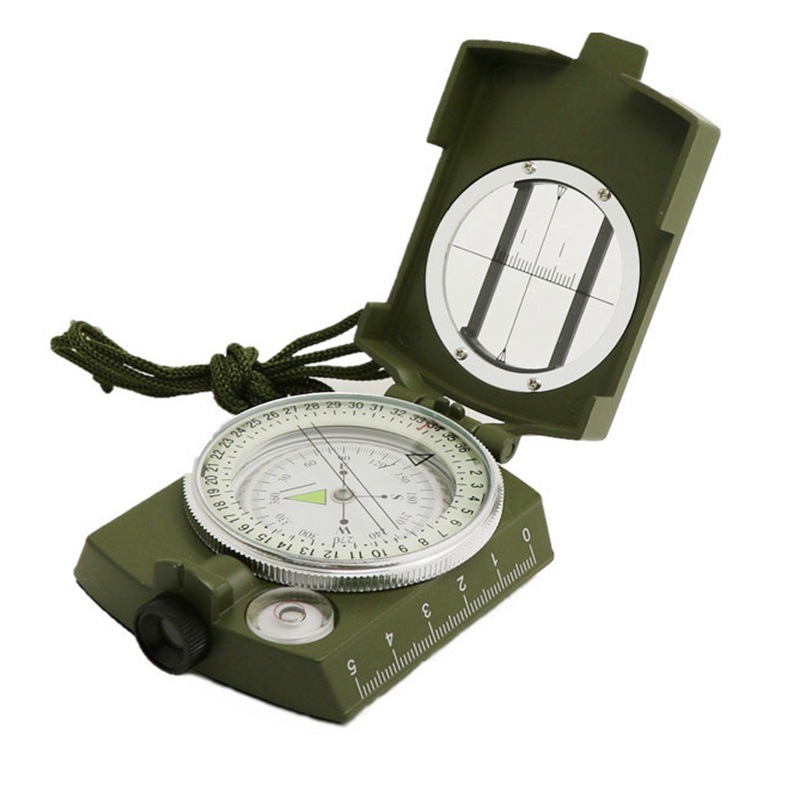 ebay亞馬遜熱銷 K4580高精准美式多功能軍綠色指南針指北針 戶外