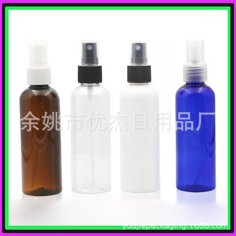 按压喷雾瓶100ML纯露瓶爽肤水喷雾瓶香水瓶分装瓶100ml清洗剂喷瓶