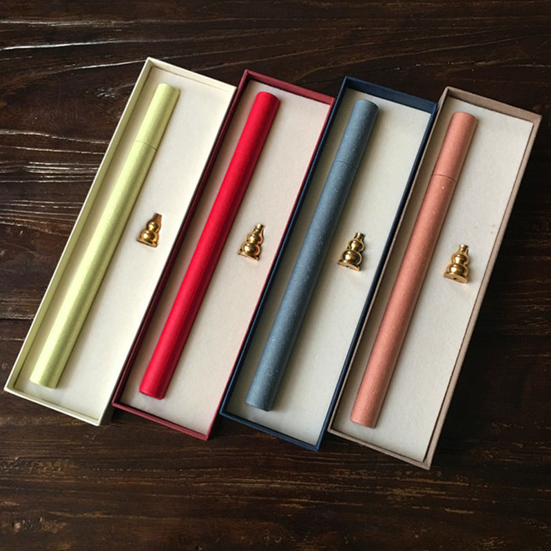 厂家香道礼盒定制 单筒线香包装盒香筒礼盒香筒香插配套礼盒