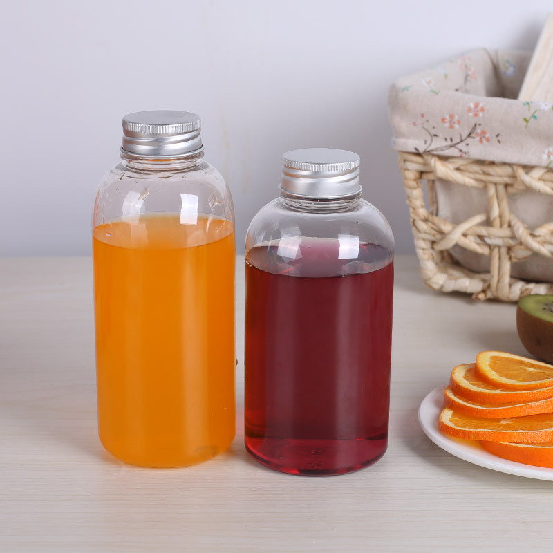 厂家直销 500ML大口径果汁瓶 饮料瓶38口PET塑料瓶鹿角巷极光杯