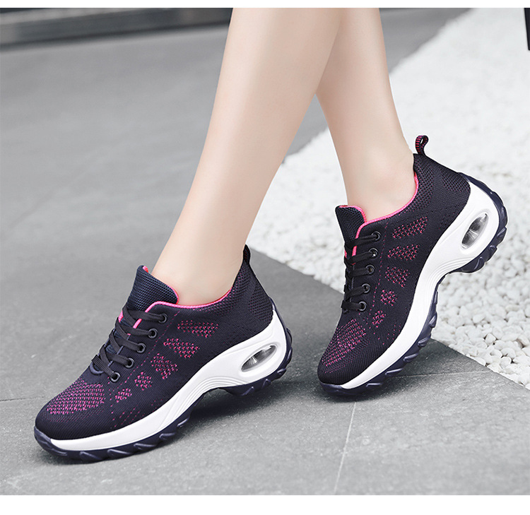 Woman Running Shoes Tennis Shoes Walking Shoes Sneakers Rubber Sole Slip Resistant Sneakers Footgear_voghion.com