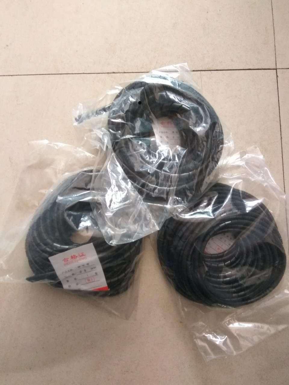 缠绕管，黑色，直径10mm