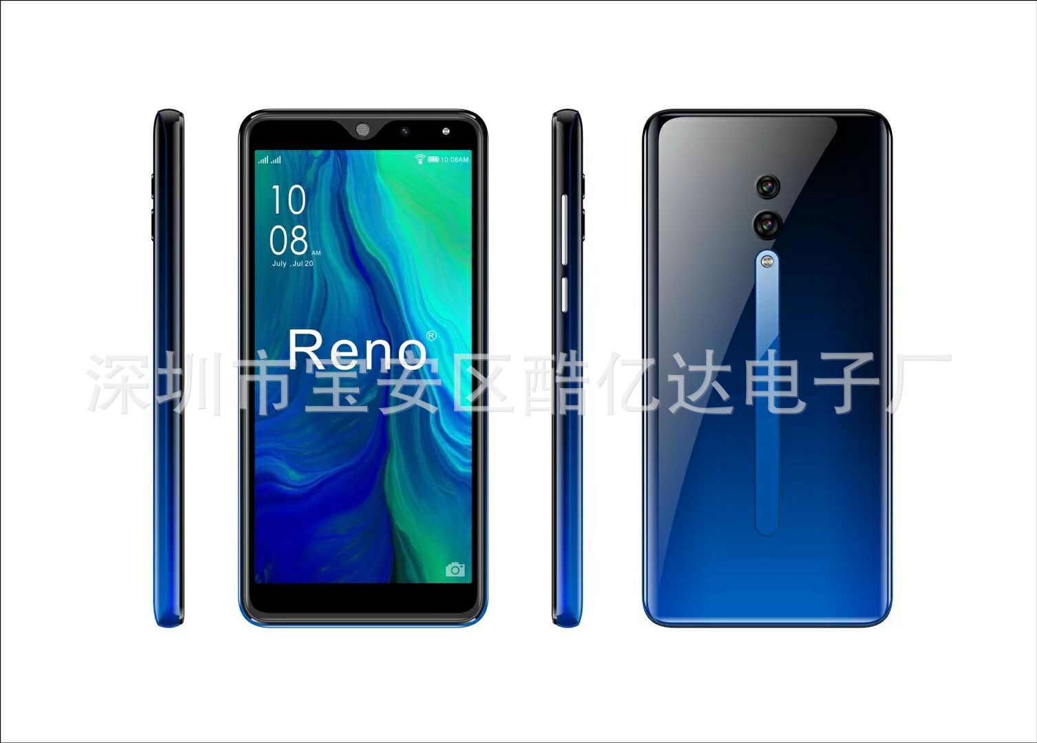 New Reno smartphone 5.5-inch R9plus mobile phone Android M8 R7 S9 i8 large screen smart 3G mobile phone