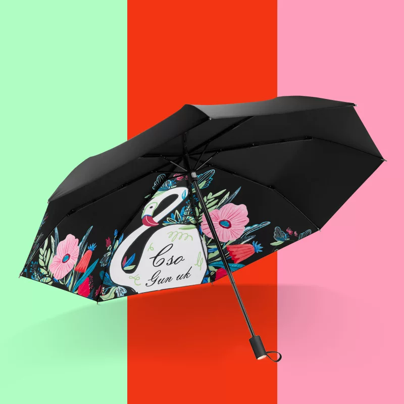 Umbrella solar-powered, sun protection, UV protection