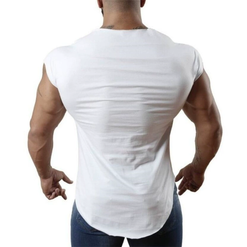 Camouflage cotton sports thin vest for gym for training sleevless