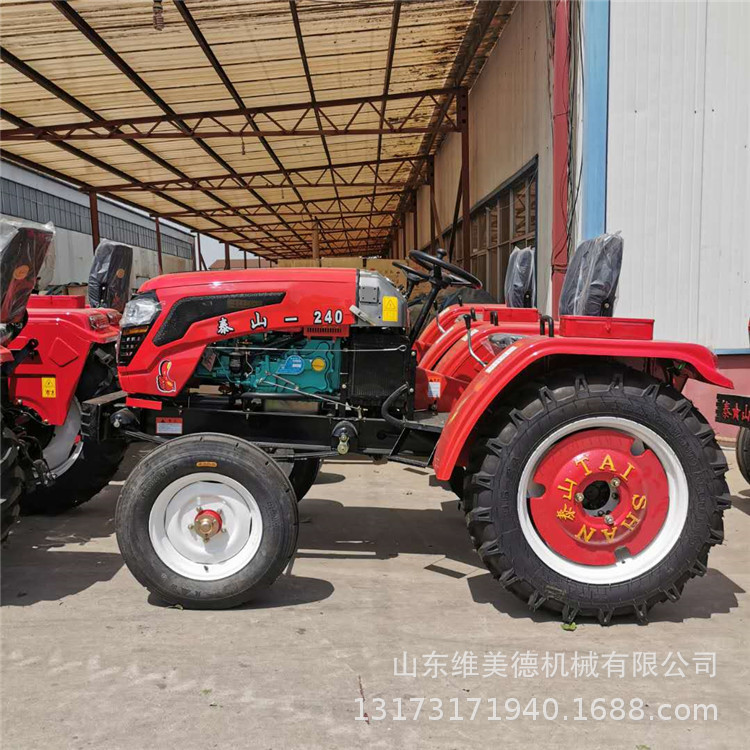 泰山东方红高效率农用拖拉机 云南604四轮拖拉机大马力四轮旋耕机