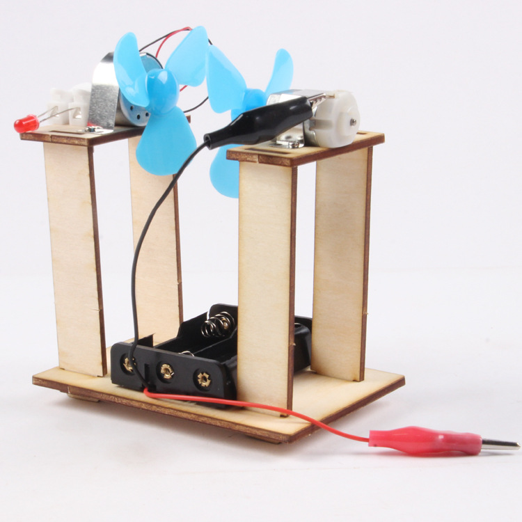 科技小制作DIY风力发电幼儿小学生益智拼装科教实验厂家直销