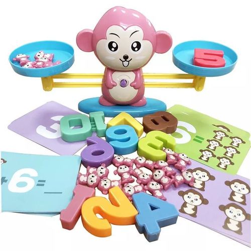 Early education puppy up puppy scale monkey scale enlightenment digital addition and subtraction math scale science and education textbook