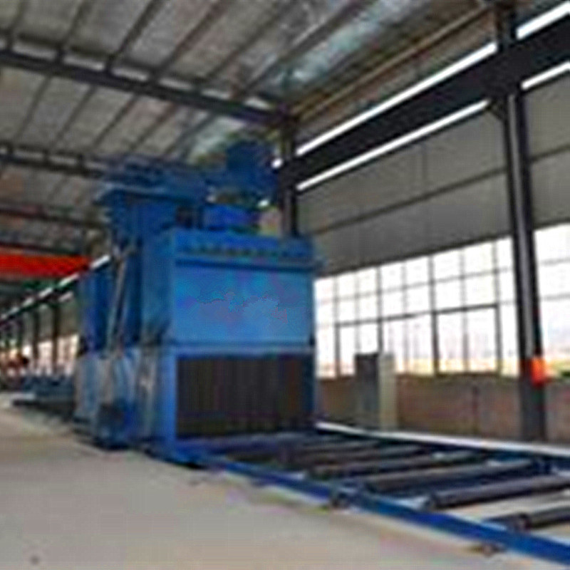 广东H型钢抛丸除锈机 山东H型钢抛丸机厂家  H型钢抛丸机价格