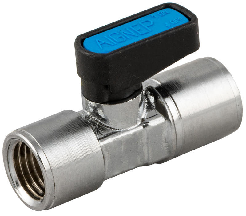 意大利安耐AIGNEP 铜镀镍 双内螺纹球阀 (NPTF内螺纹) 美标 86300