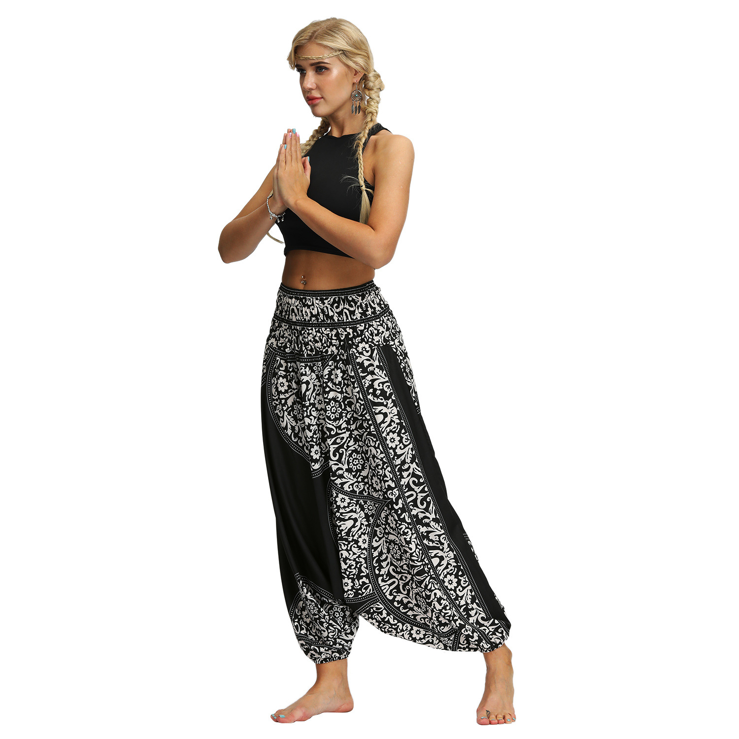 printing sports fitness yoga casual pants Nihaostyle Clothing Wholesale NSMDF67671