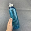 Creative simplicity, transparent plastic Aquarius affordable hand -raised stainless steel lid sports plastic water cup advertising cup wholesale