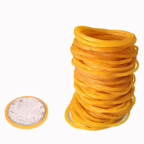 Direct factory supply of high-temperature resistant, high elasticity circular rubber bands/rings in yellow, wholesale 25/32/38/50