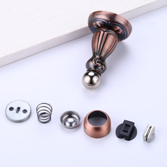 Zinc Alloy Door Holder, Vintage Wood Door, Paint-Free Door Stop, Copper-Bronze Yellow, Antique Red, Strong Magnet, Thick Door Holder, Wholesale