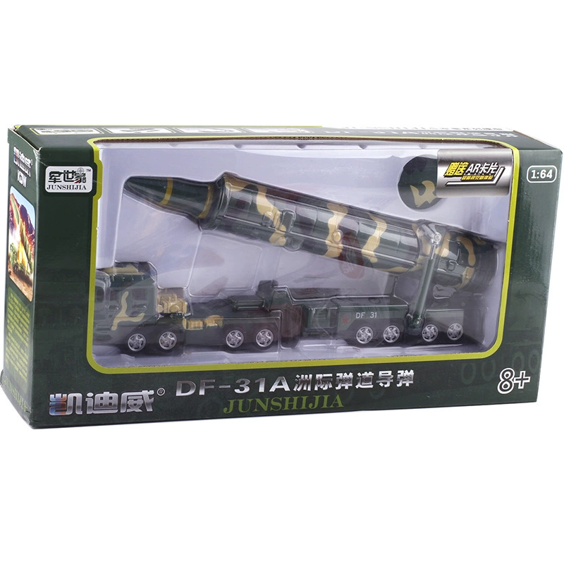 [Коробка] Кэдди 1:64 Dongfeng DF31A Межконтинентальная баллистическая ракетная установка модель 685051
