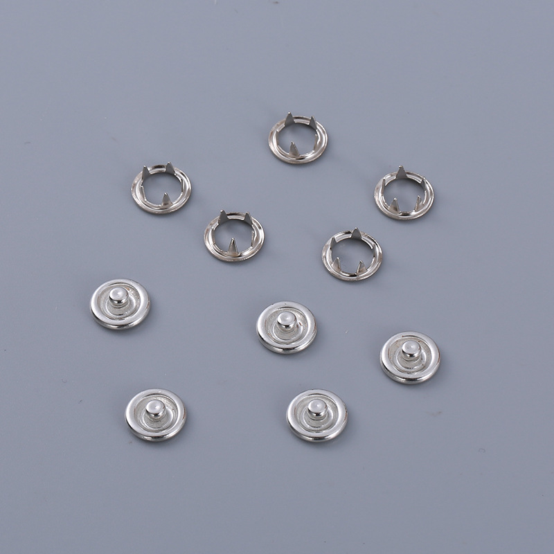 厂家批发小号耐用暗扣服装按扣 宝宝衣服扣子摁扣金属套装衣扣