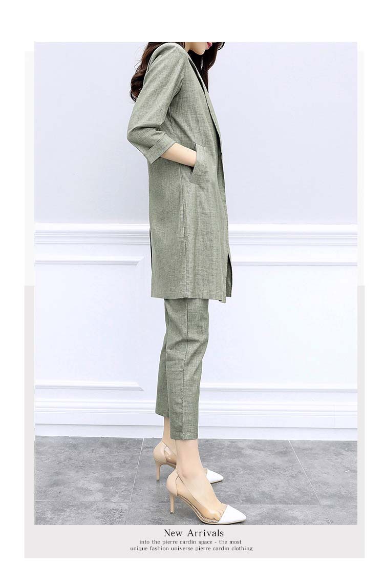 Costume femme UNE GéNéRATION en Coton et lin - Ref 3333626 Image 21