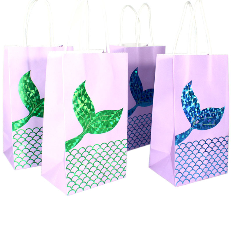 Mermaid Paper Party Gift Bags 1 Piece display picture 6