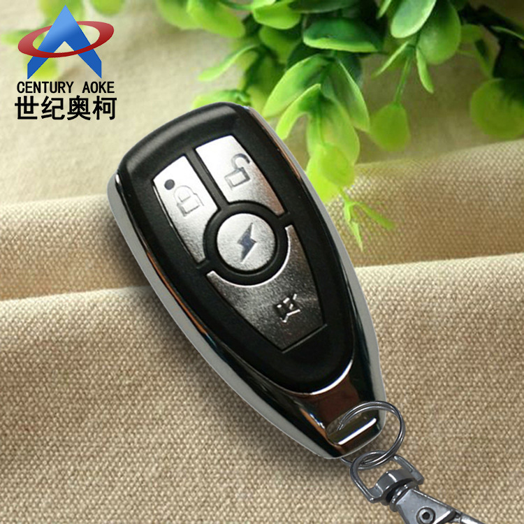 供应奥柯J081金属4键报警器遥控器防盗报警电动门无线遥控器