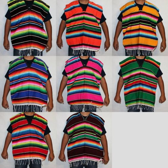 Unisex Ethnic Style Streetwear Stripe Polyester Cotton Shawl display picture 4