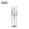 Crown goods in stock capacity 40ml transparent Square Lotion Pump head Cosmetics Foundation packing Cosmetic bottles