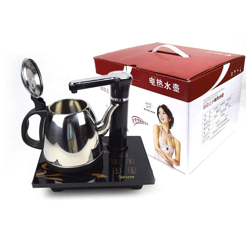 名炉世家自动上水电热水壶食品级不锈钢抽水壶茶具套装茶炉电水壶|ms