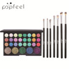 Popfeel 29 color eye shadow+7 brush combination eye shadow plus flash powder EP29