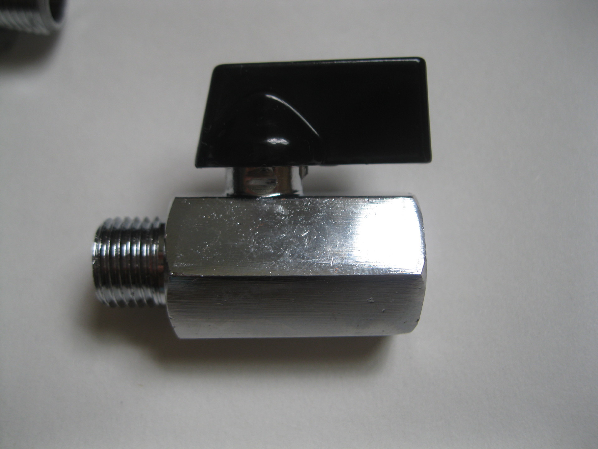 黄铜迷你球阀单柄阀门小手柄球阀抛光镀铬2分3分4分内外丝双内丝