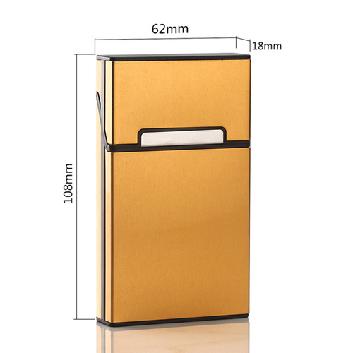 Wholesale twenty thin cigarettes extended cigarette box flip top ladies cigarette box 5.5 hard box company logo wrapped aluminum cigarette box