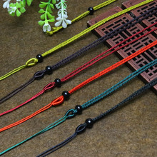 新品簡約款毛衣項鏈繩編織可調節DIY翡翠玉器瑪瑙吊墜繩飾品掛繩